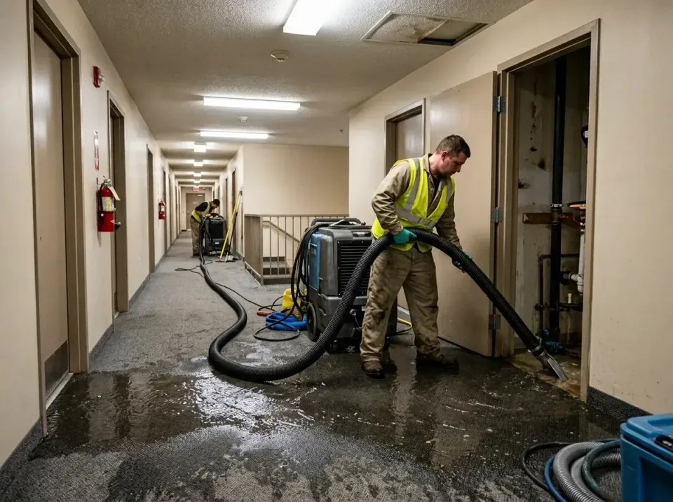 multi-unit-apartment-hallway-f-005 — frequently asked questions, Emergency Burst Pipe Water Extraction & Removal in Mississi…